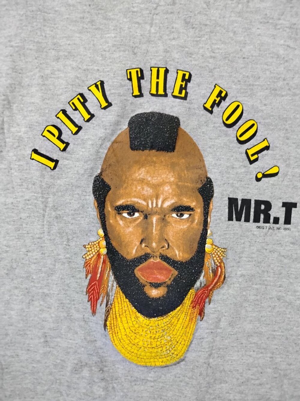 Vintage Y2K Mr. T I Pity The Fool! T-Shirt